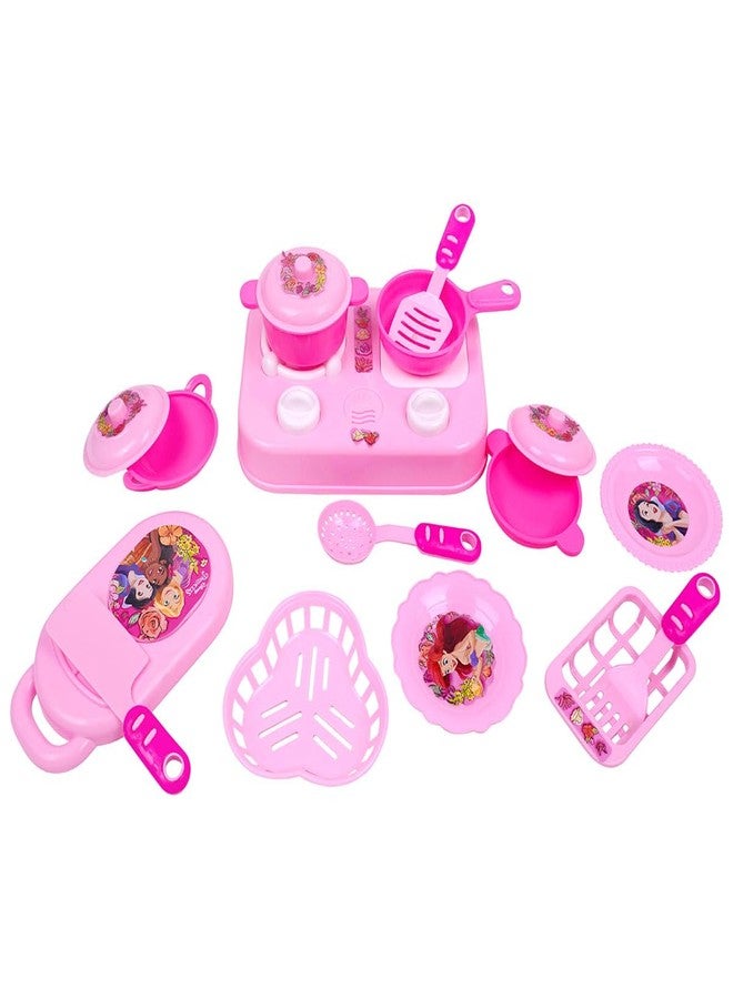 Kriiddaank Princess Little Chef Kitchen Set - Pretend & Play Cooking & Baking Playset for Kids & Toddlers | Pretend Play Kitchen Set | Cooking & Baking Fun for Kids - Image 2